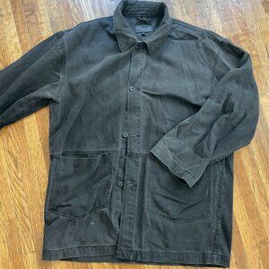 ASOS Washed Black Chore Jacket sz M